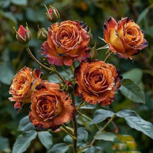 Роза плетистая Оранжевый Бриллиант купить по цене от 450р. в интернет-магазине «Посадика» с доставкой почтой в в Колае и по всей России – [изображение №1].